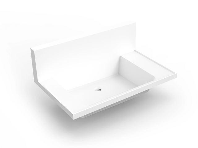 مطعم الحمام الاكريليك بالوعة متكاملة